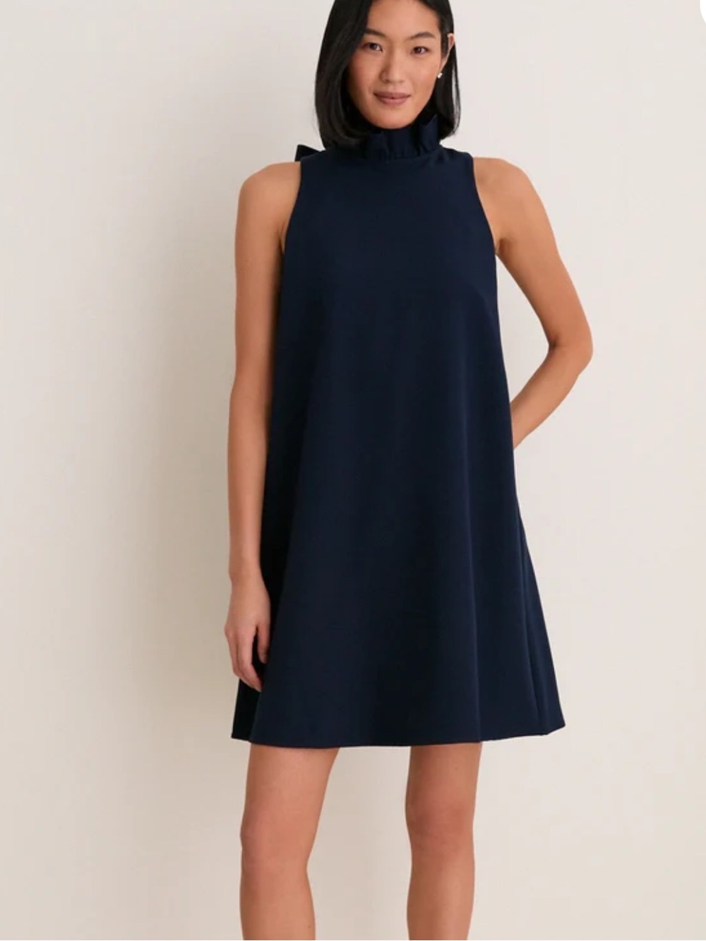 Tuckernuck Navy Pomander Place Navy Blythe Dress Size Small - Picture 3 of 10